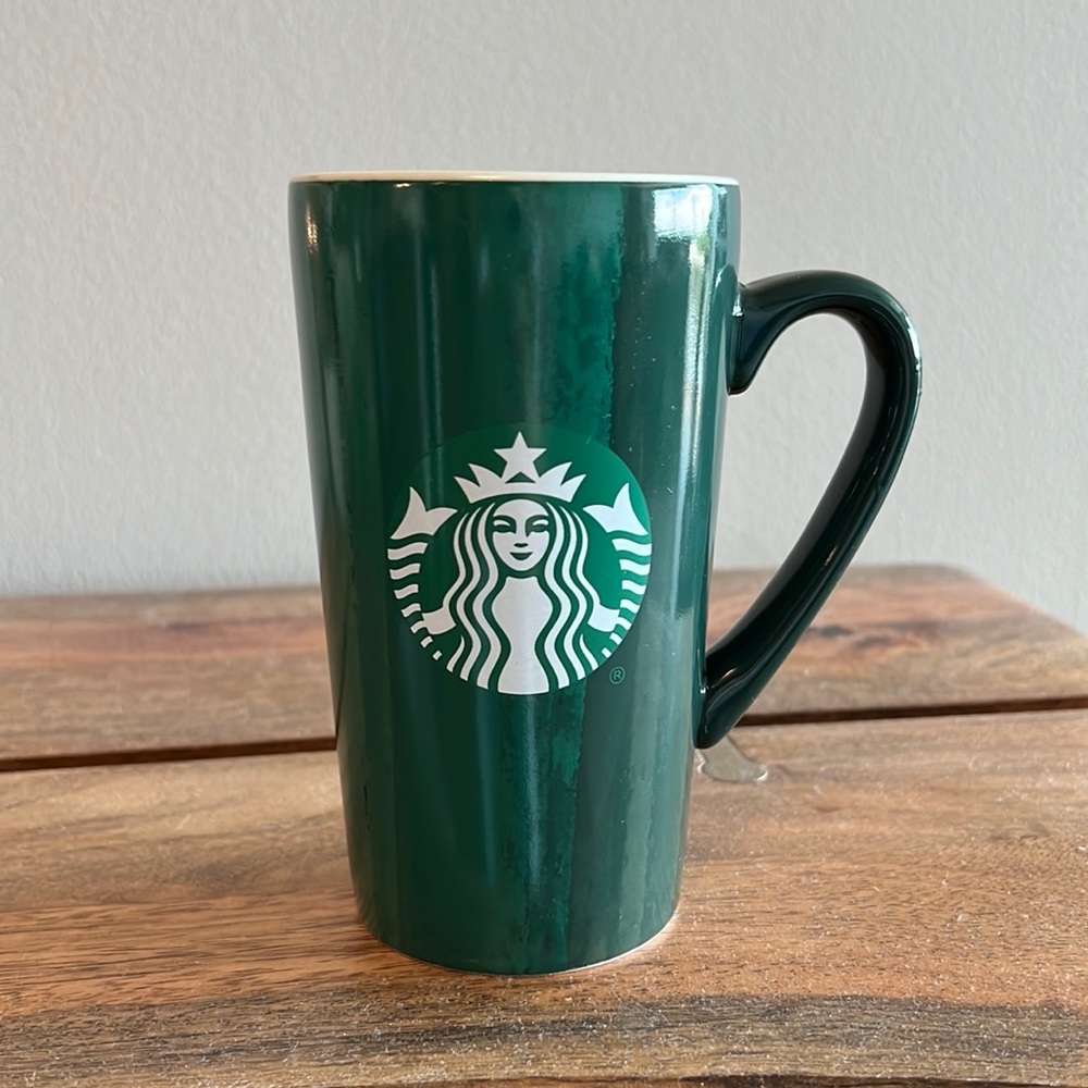 STARBUCKS 2021 green red and purple Tall 16oz Coffee Mug